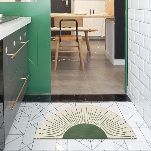Artistic Geometric Kitchen Rug Kalsten