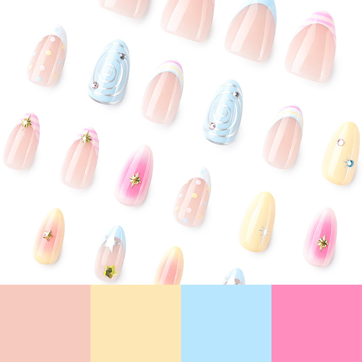 Artful Nail Art with Colorful Designs Kalsten