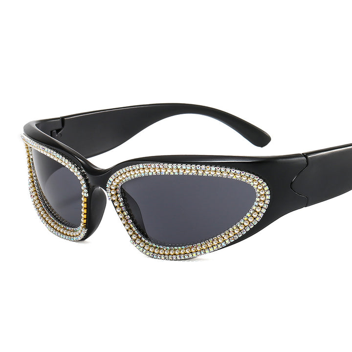 Ladies stylish sunglasses with sparkling crystal frame Kalsten