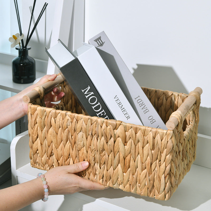 Versatile Natural Fiber Storage Organizer Kalsten