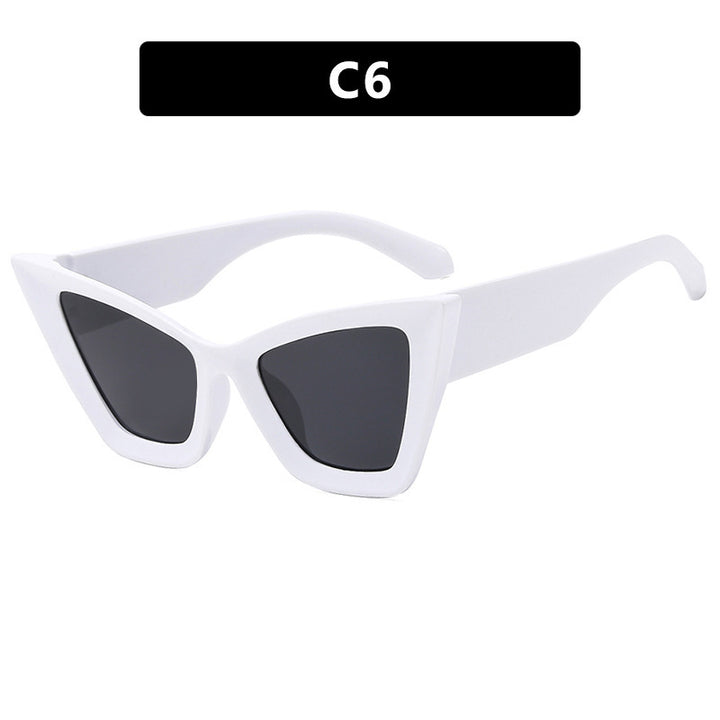Women's Cat-Eye Sunglasses with Unique Wave Frame Kalsten