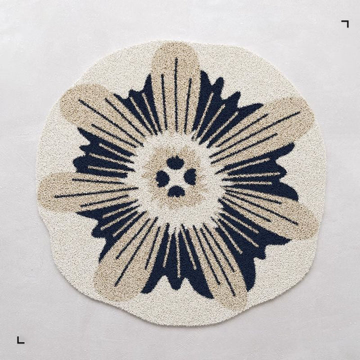 Floral Shaped Area Rug  1789754099