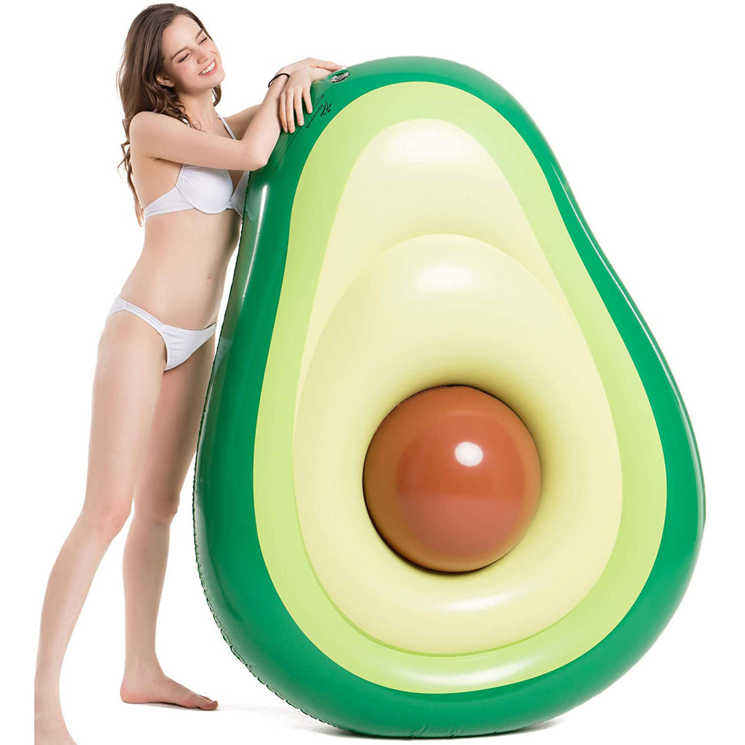 Women inflatable avocado pool lounge Kalsten