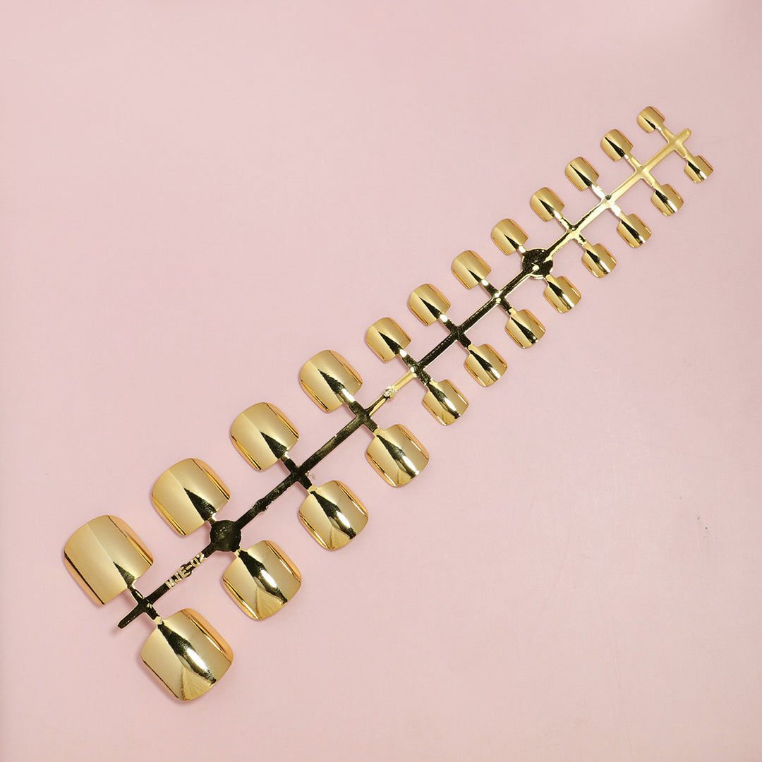 Premium Luxury Metallic Press-On Nail Set Kalsten