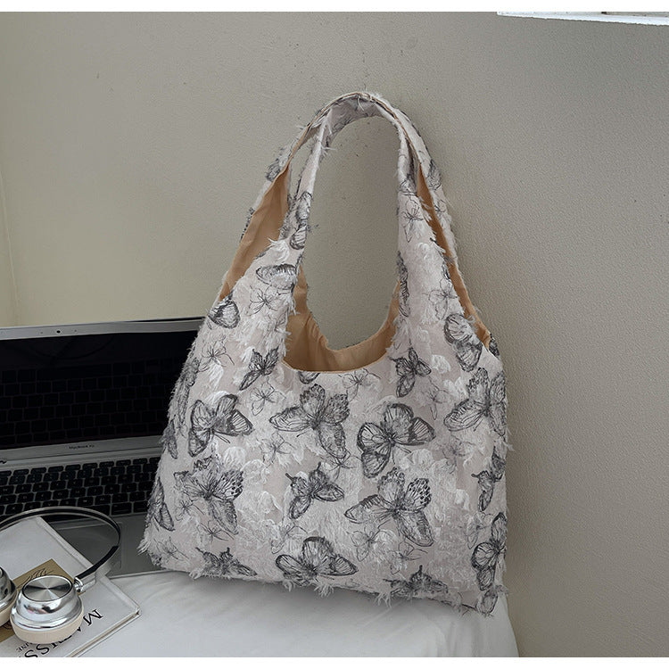Embroidered Canvas Tote Bag Kalsten