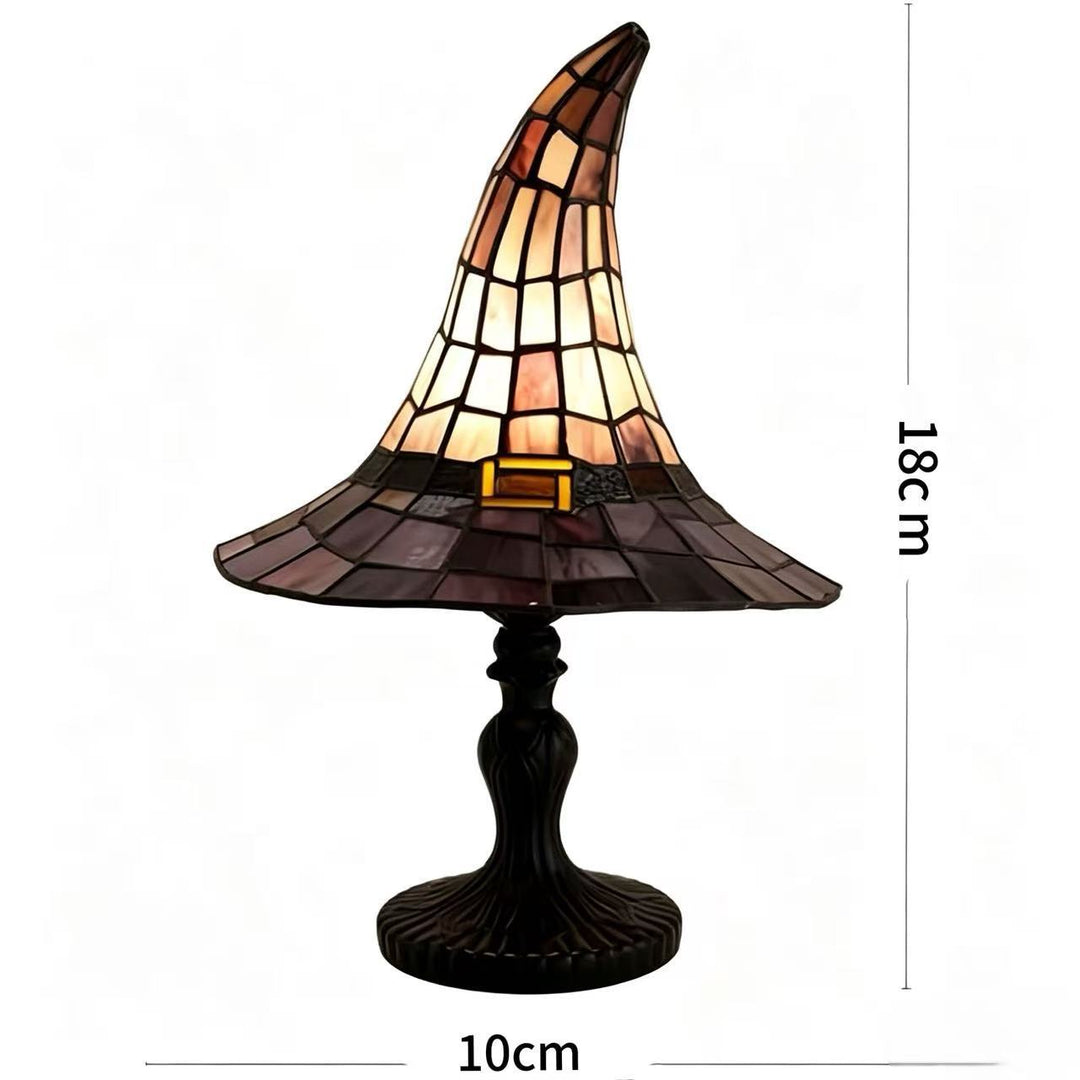 Halloween-Themed Witch Hat Table Lamp Kalsten