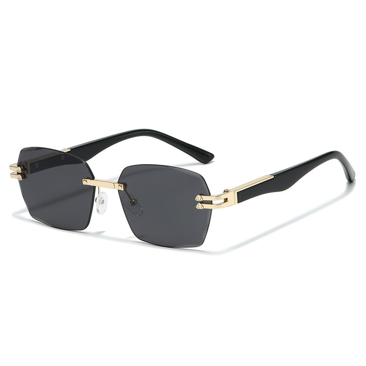 Oversized Geometric Sunglasses with Metal Details Kalsten