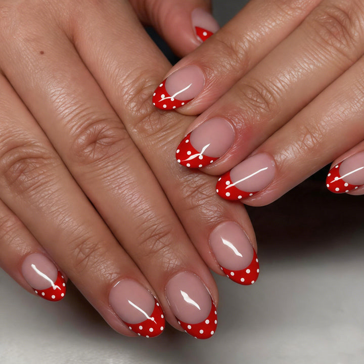 Decorative French Tip Nail Art Set Kalsten