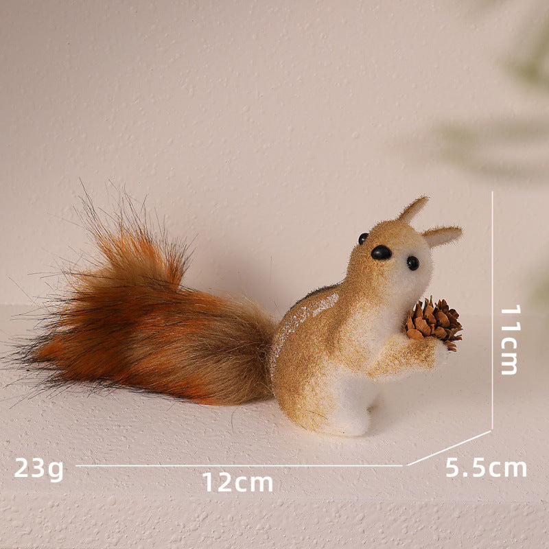 Cute decoration figure with squirrel motif Kalsten