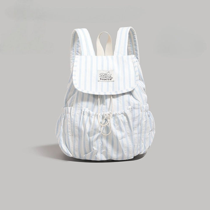 Leisure Backpack in Playful Striped Design Kalsten