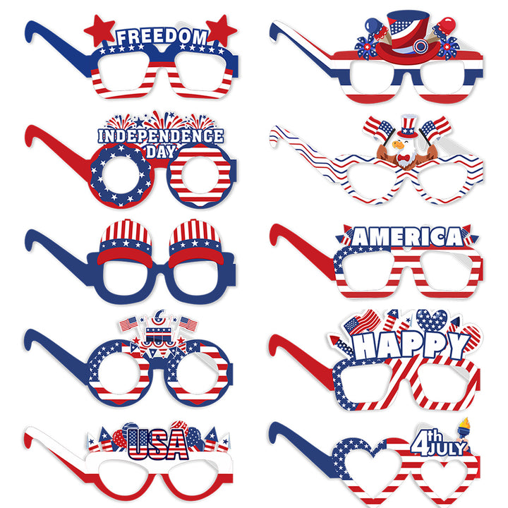 Ladies creative photo glasses collection for patriotic holidays Kalsten