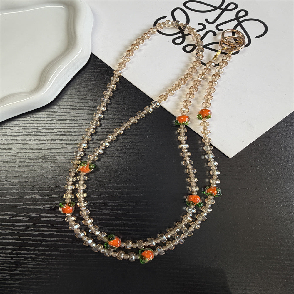Elegant Beaded Charm Eyewear Chain Kalsten