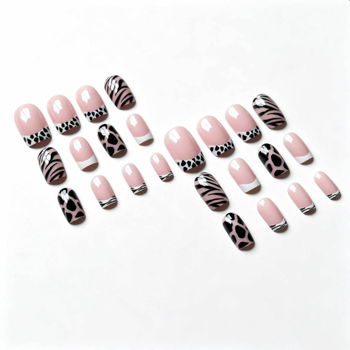 Animal Print Nail Art Design