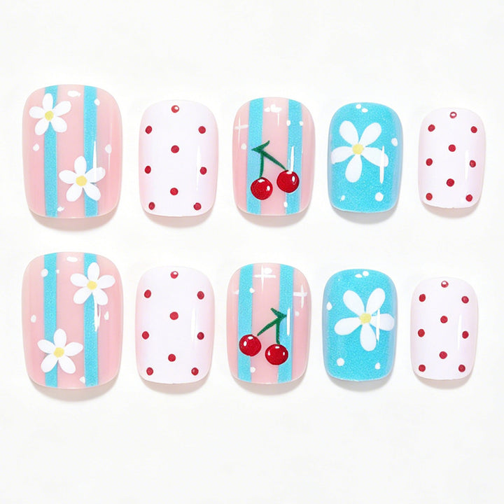 Creative Floral Themed Nail Art Set Kalsten