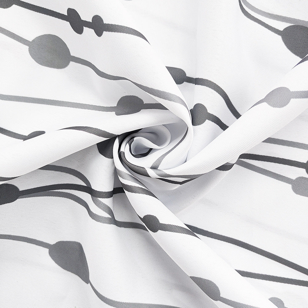 Modern Abstract Shower Curtain Kalsten