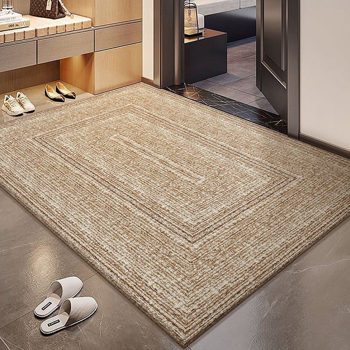 Elegant Textured Indoor Area Mat