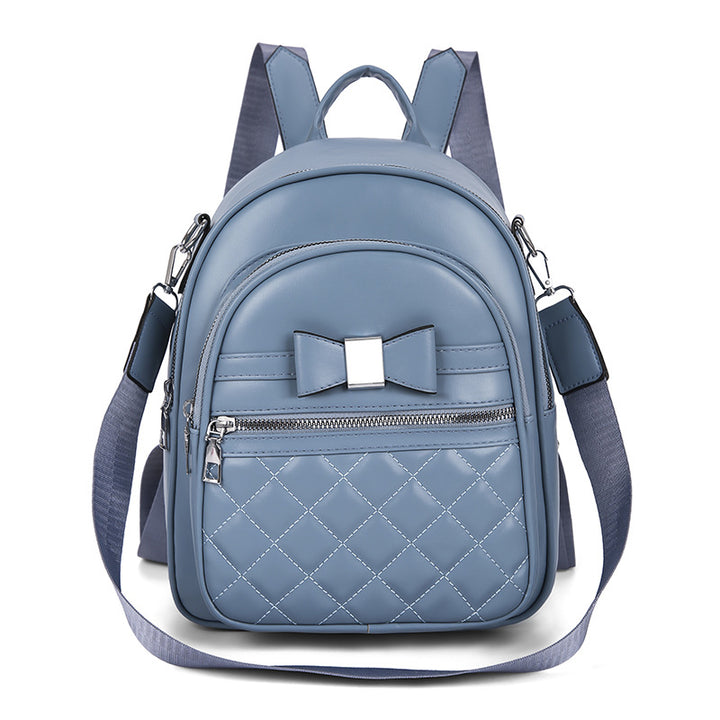 Bow Knot Quilted Backpack