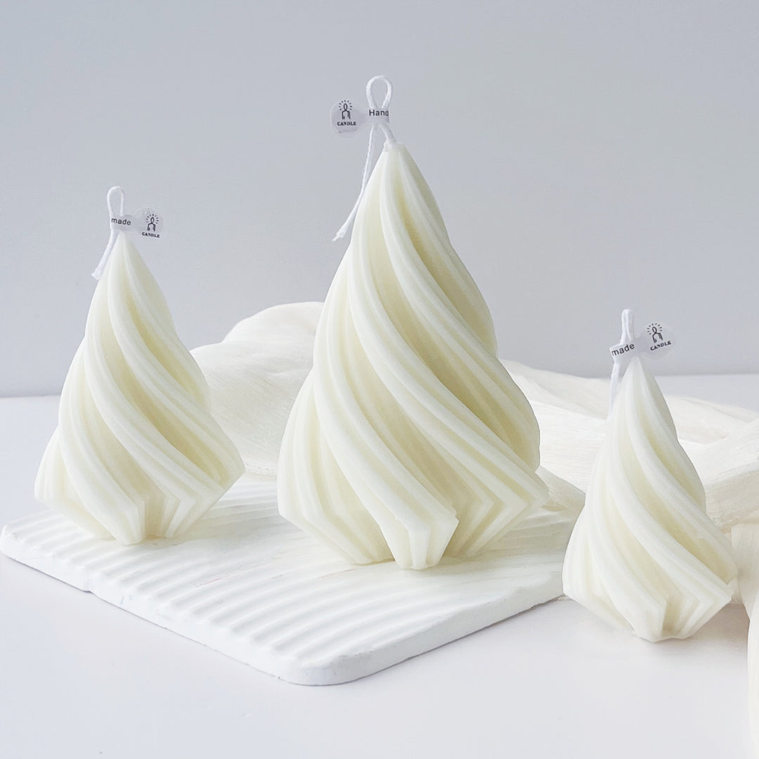 Swirl-Shaped Decorative Candle