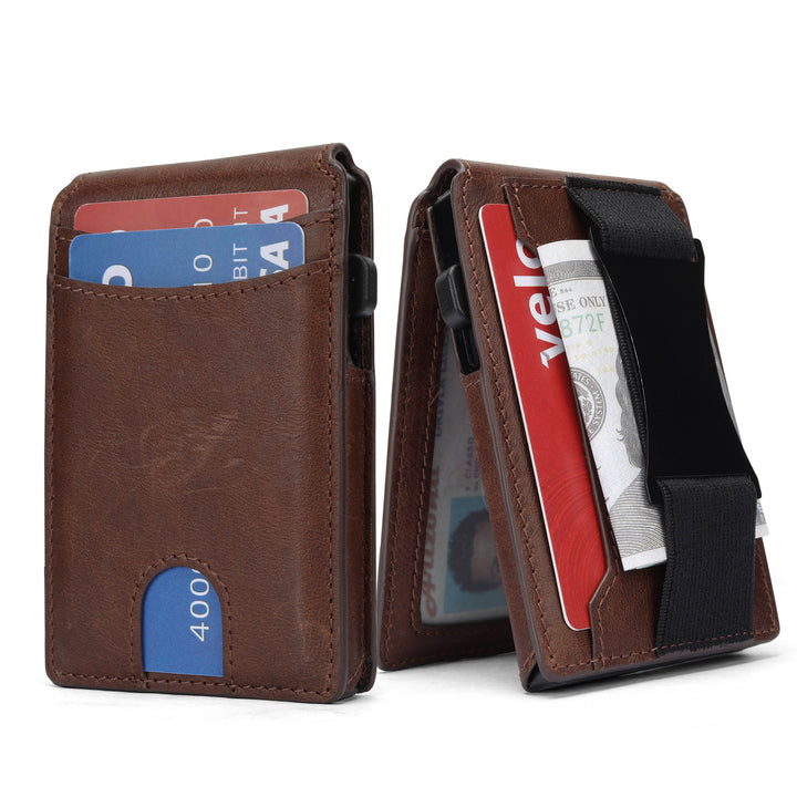 Slim Multi-Function Leather Cardholder Kalsten