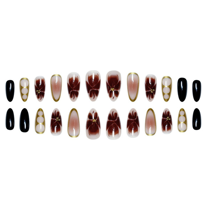 Elegant Pointed Press-On Nail Extensions Kalsten