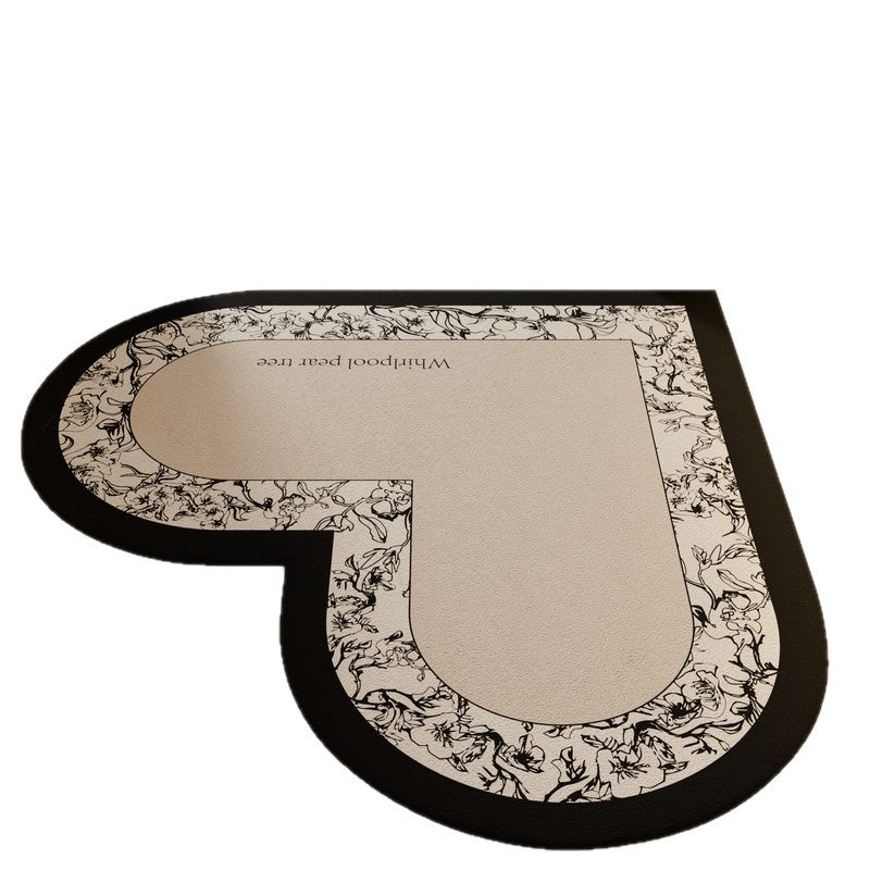 Heart-Shaped Non-Slip Kitchen Mat Kalsten