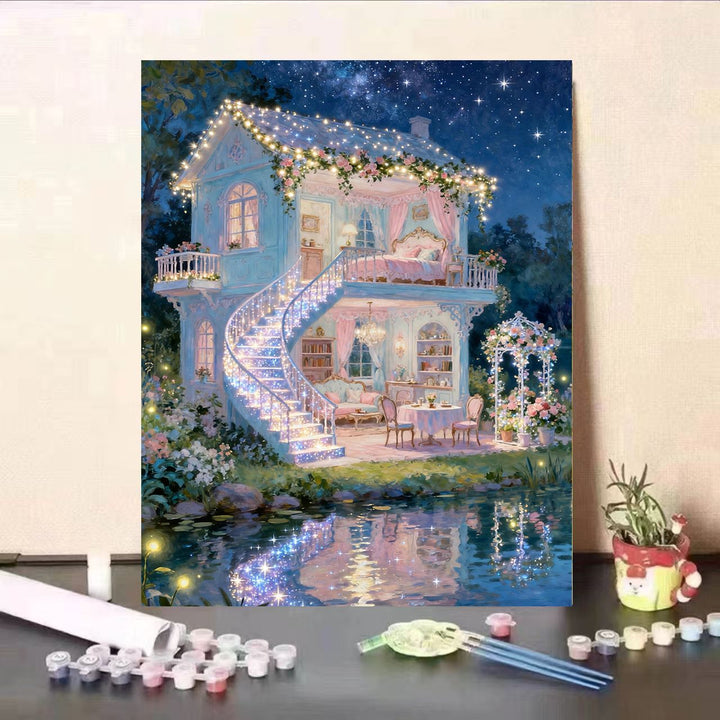 Fairy Tale Dream House Canvas Art Kit Kalsten