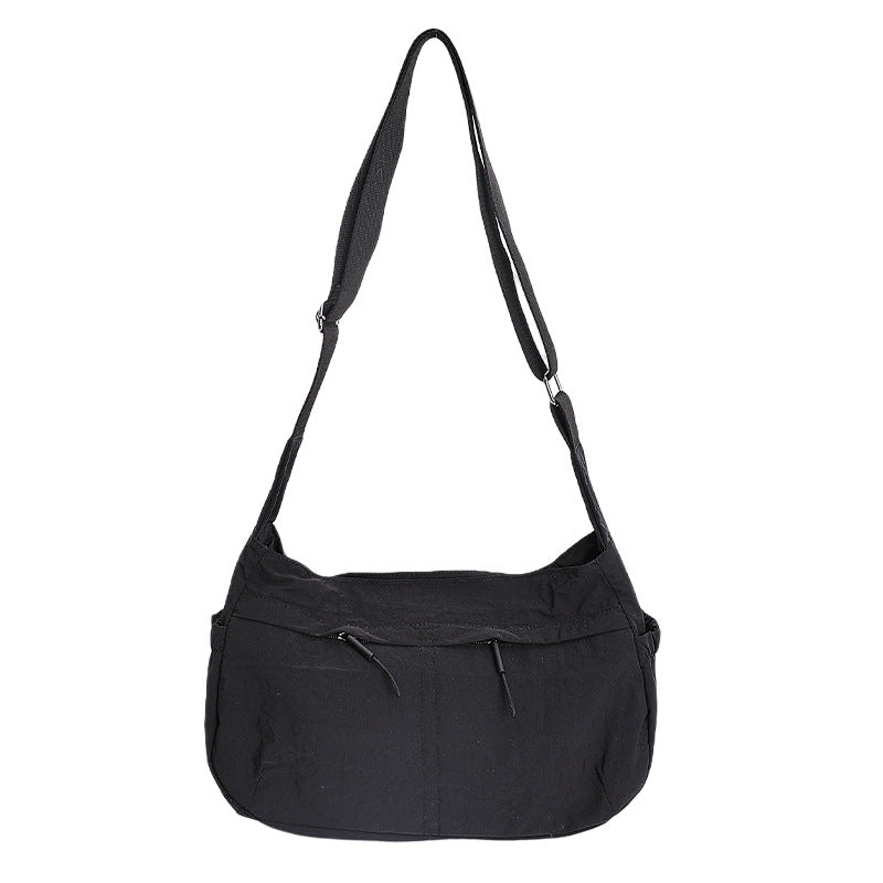 Multi-Pocket Relaxed Crossbody Bag