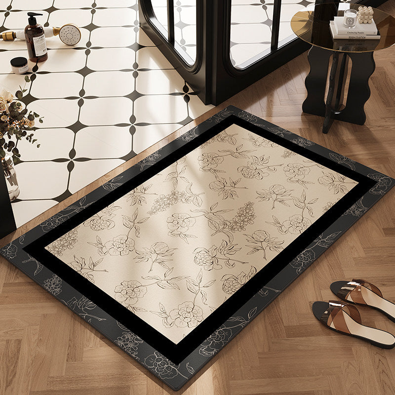 Botanical Design Kitchen Rug Kalsten