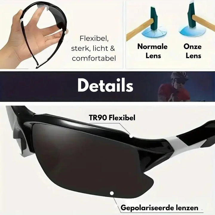 Kalsten | Lightweight Polarized Sports Sunglasses with UV Protection