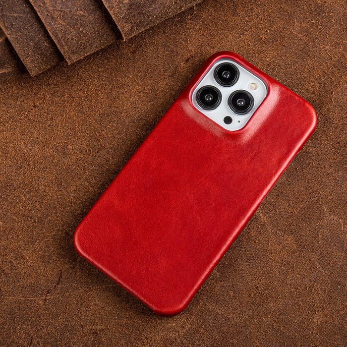Noxord | Oil Wax Genuine Leather Apple iPhone Case