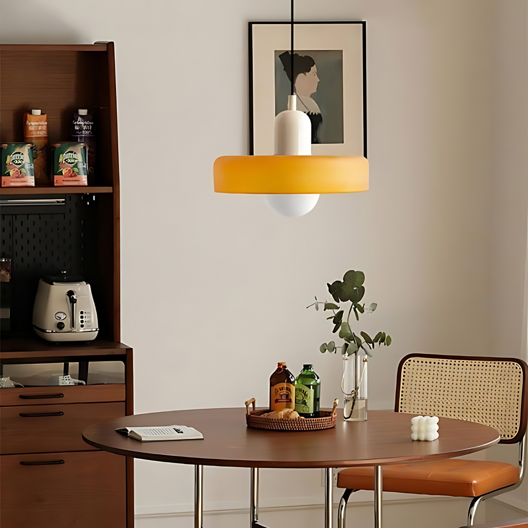Celeste Élégance - Stylish Pendant Lamp of Metal & Glass Noxord