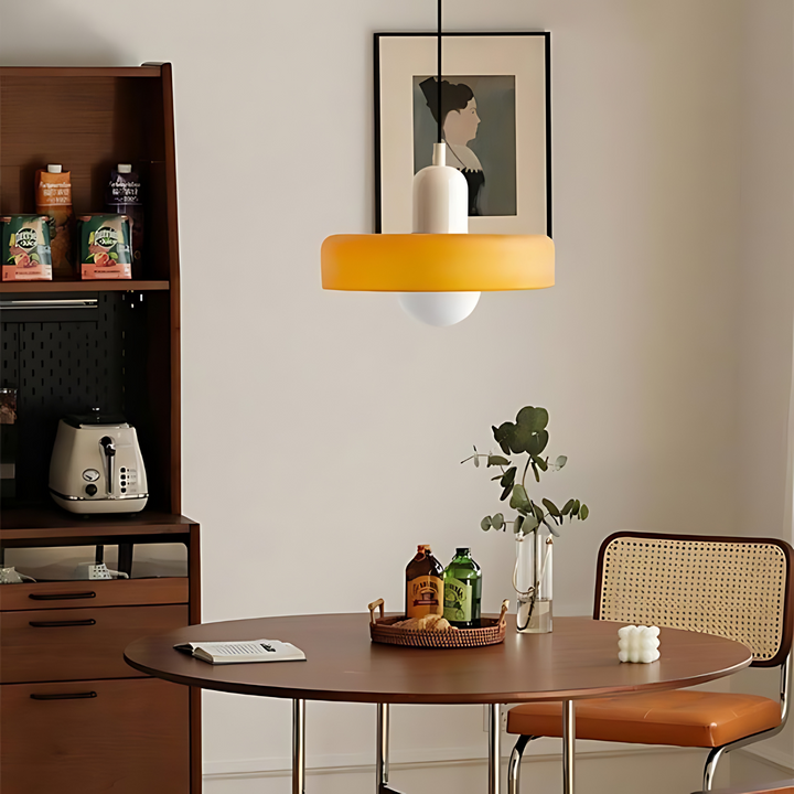 Celeste Élégance - Stylish Pendant Lamp of Metal & Glass Noxord