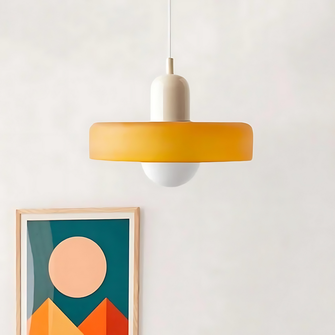 Celeste Élégance - Stylish Pendant Lamp of Metal & Glass Noxord