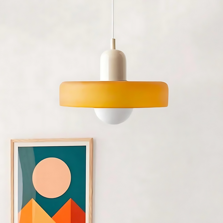 Celeste Élégance - Stylish Pendant Lamp of Metal & Glass Noxord