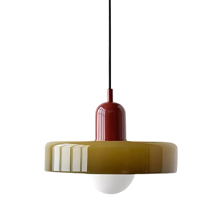 Celeste Élégance - Stylish Pendant Lamp of Metal & Glass Noxord