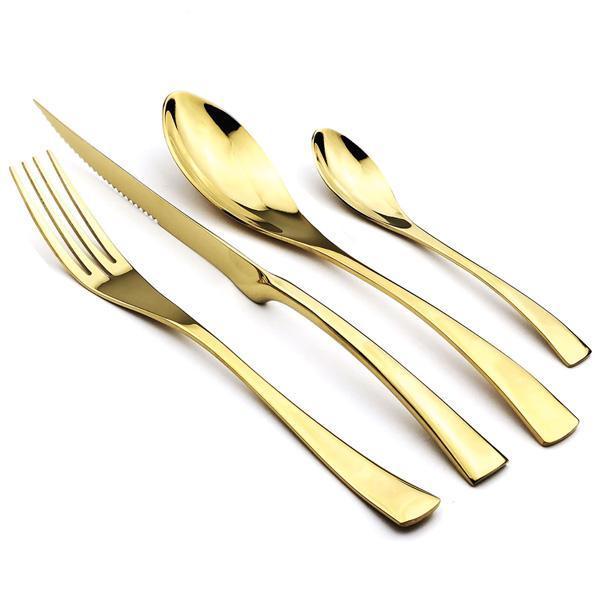 Onyx Jet Black Silverware Set | Kalsten