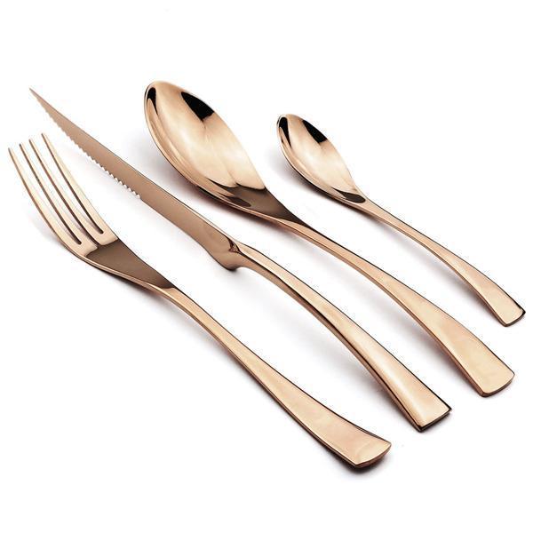 Onyx Jet Black Silverware Set | Kalsten