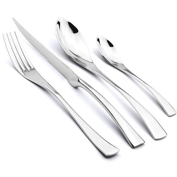 Onyx Jet Black Silverware Set | Kalsten