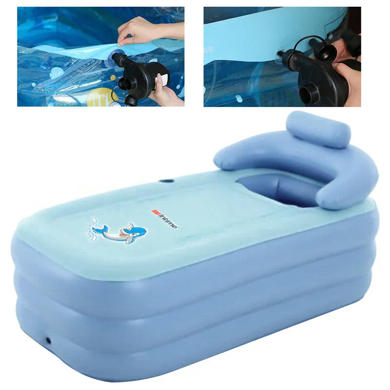 Inflatable Baby Bath with Cushion Support – Comfortable and Safe Pool for Babies | Kalsten