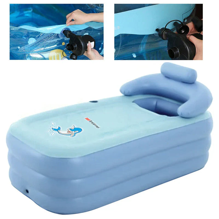 Inflatable Baby Bath with Cushion Support – Comfortable and Safe Pool for Babies | Kalsten