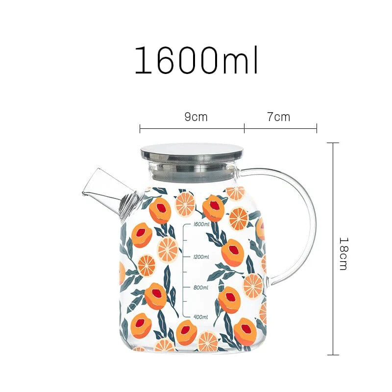 Orange glass jug | Kalsten