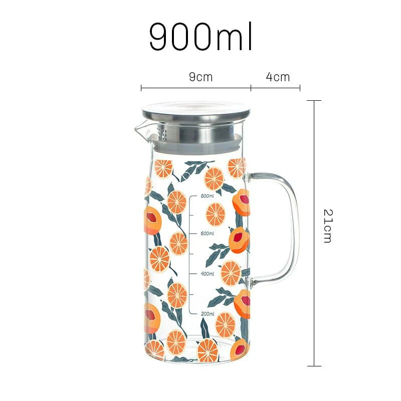 Orange glass jug | Kalsten