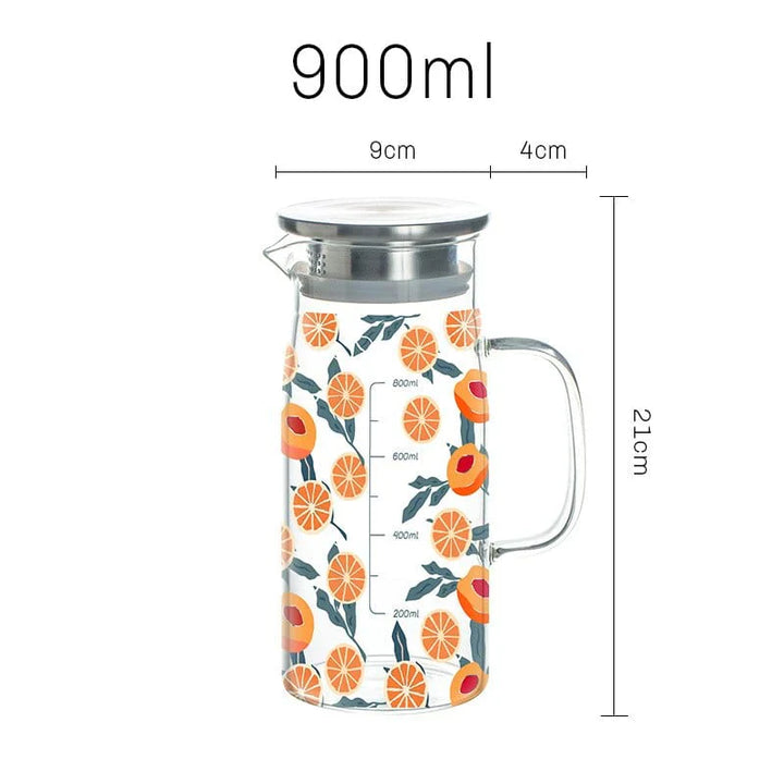 Orange glass jug | Kalsten