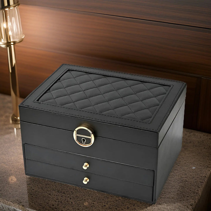 EleganceBox Luxury Multi-Layer Jewellery Box