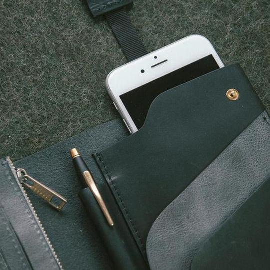 Men's Leather Passport Wallet with RFID Blocking | Kalsten