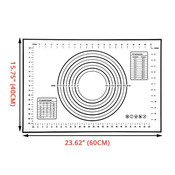 Pastry Measurements Silicone Non-Stick Baking Mat | Kalsten