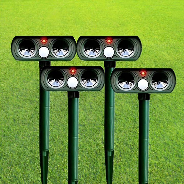 Solar Ultrasonic Outdoor Pest Repeller Motion Activated Kalsten