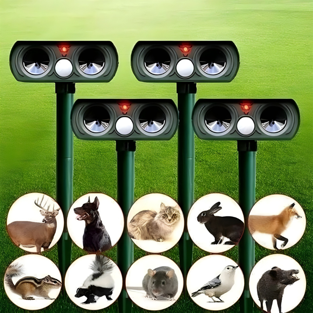 Kalsten | Solar Ultrasonic Outdoor Pest Repeller Motion Activated