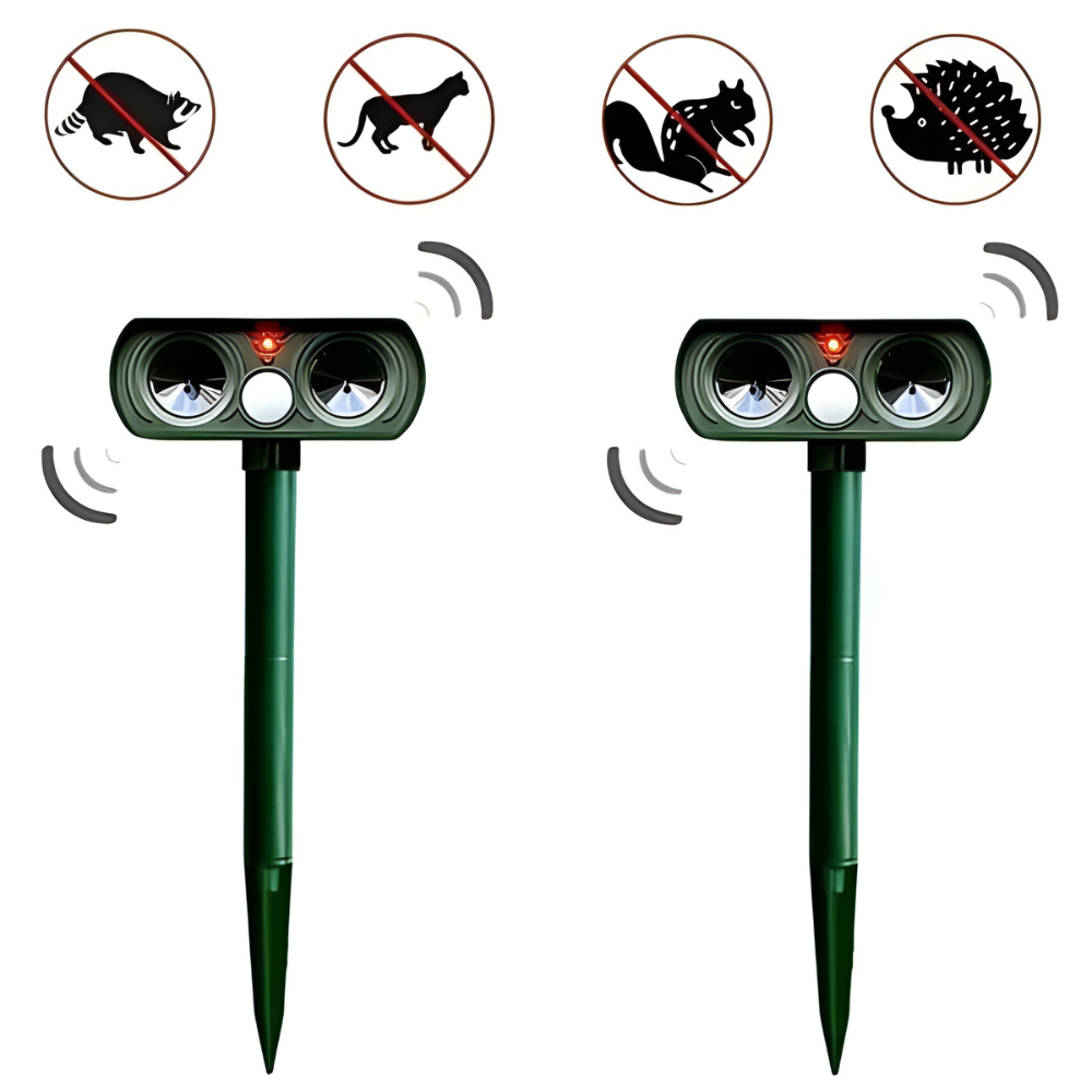 Solar Ultrasonic Outdoor Pest Repeller Motion Activated Kalsten