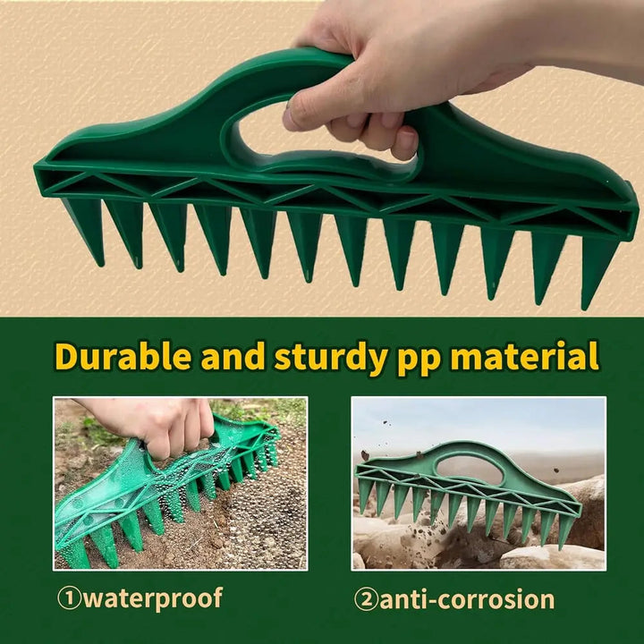 Kalsten | Plant dibber with 12-hole template – Easy even seed sowing